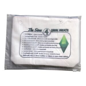 GJTIM Sim Game Gift Video Game Lover Sims 4 Quick Cheats Gaming Zipper Pouch